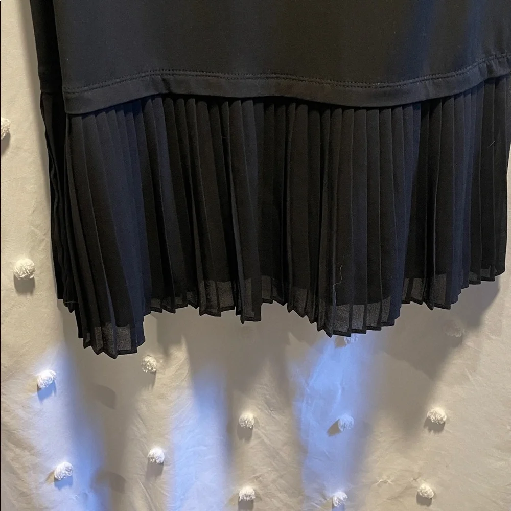 Michael Kors‎ Classic Black sleeveless dress with predating on the bottom